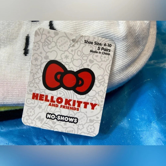 Hello Kitty and Friends - 5 Pairs of Socks - Size 4-10 - BNWT 😽 - Picture 8 of 9